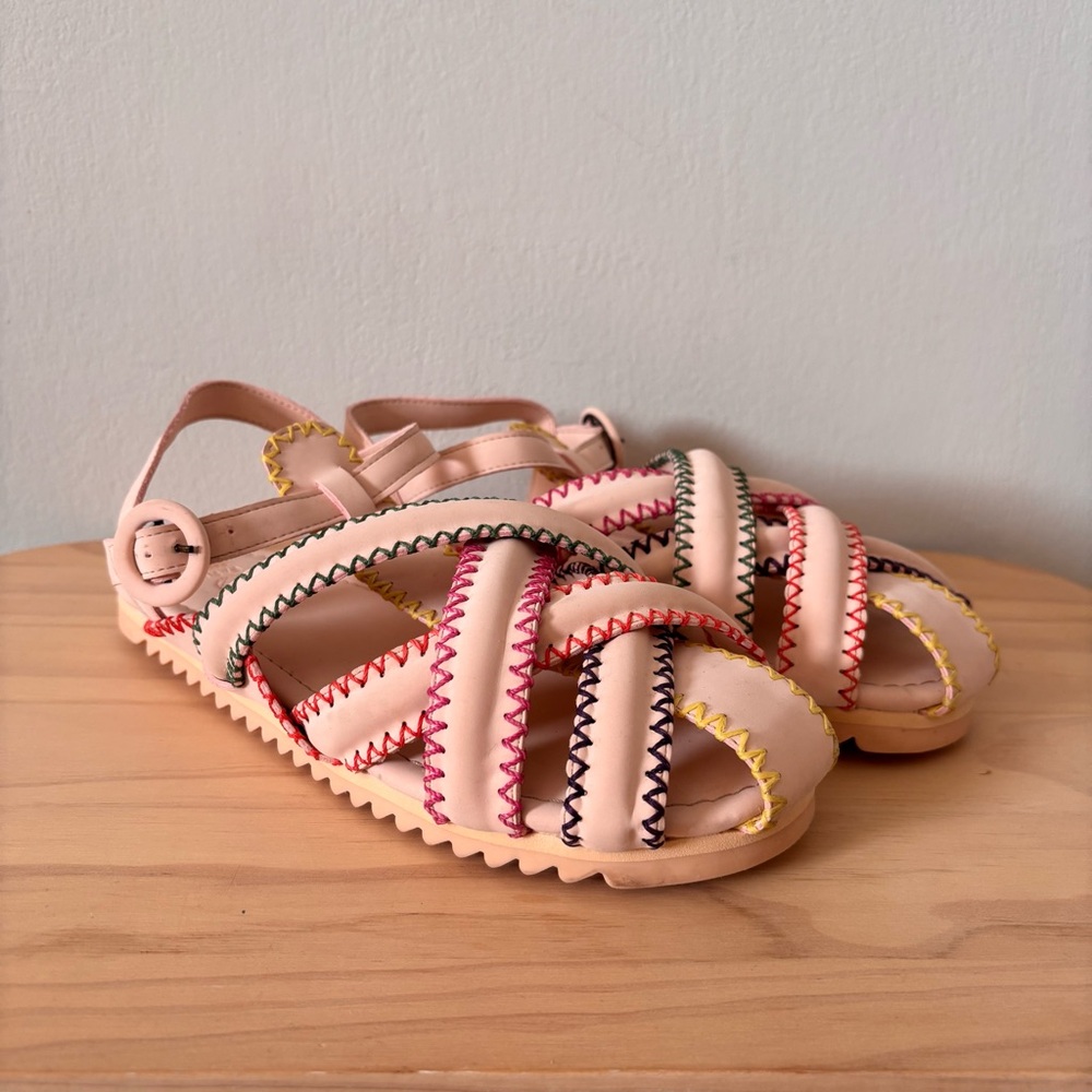 FARM RIO for T.J.Maxx Multicolor Strappy Sandals